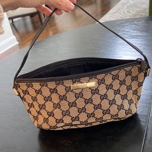 Gucci canvas boat bag